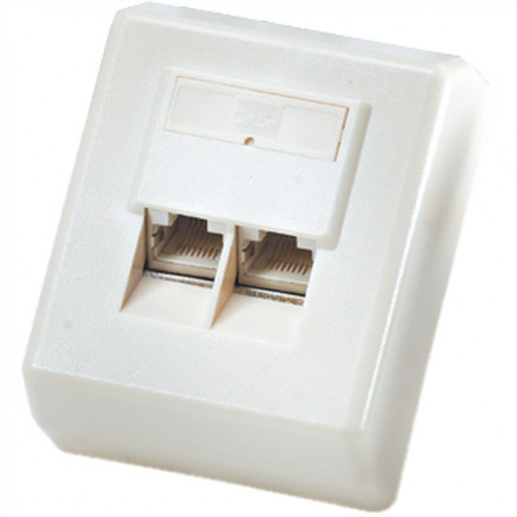 Imagine Priza RJ45 aplicata Cat. 5e ecranata, Roline 25.16.8387